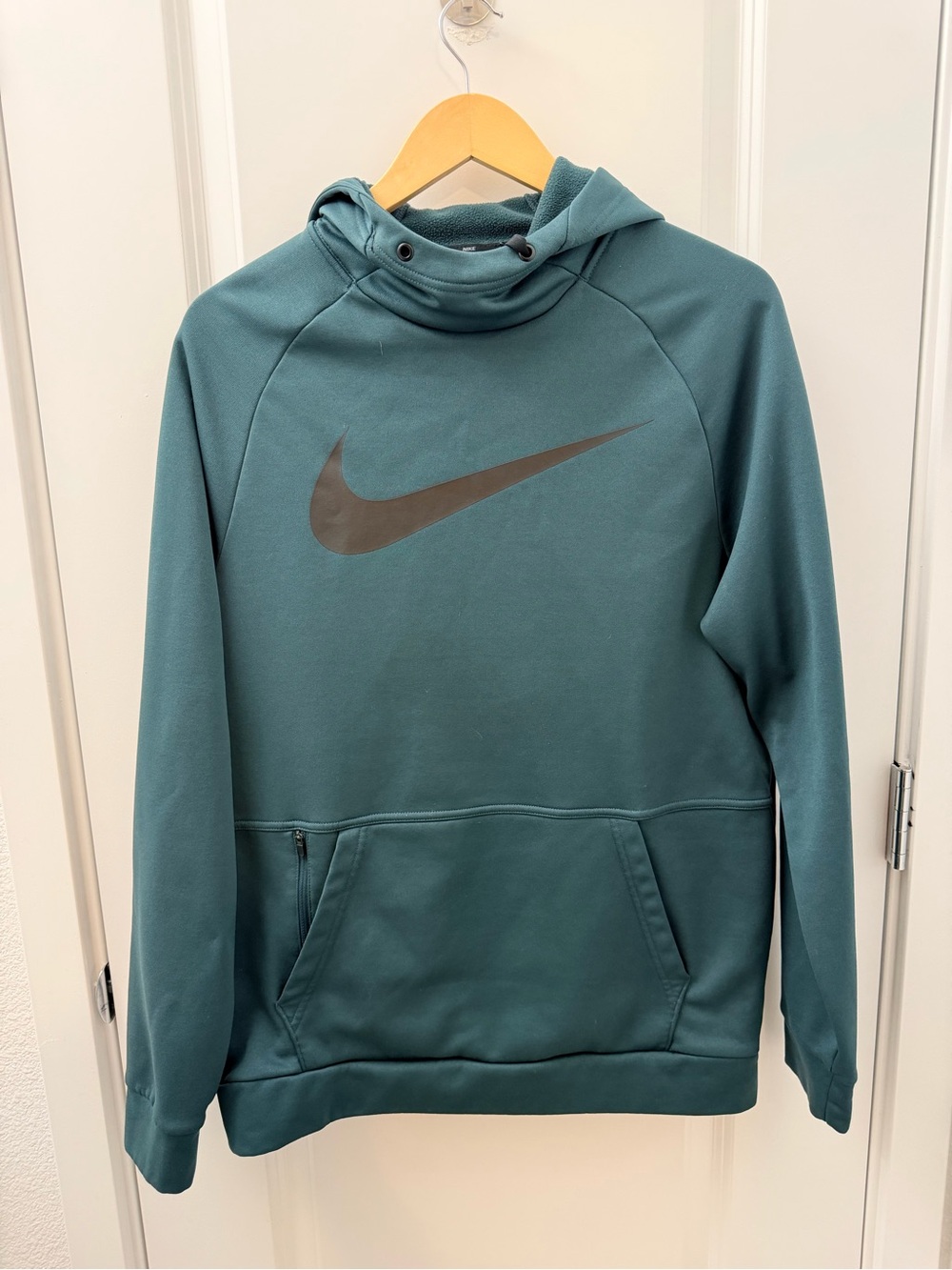 Nike Teal Green Hoodie with Black Swoosh